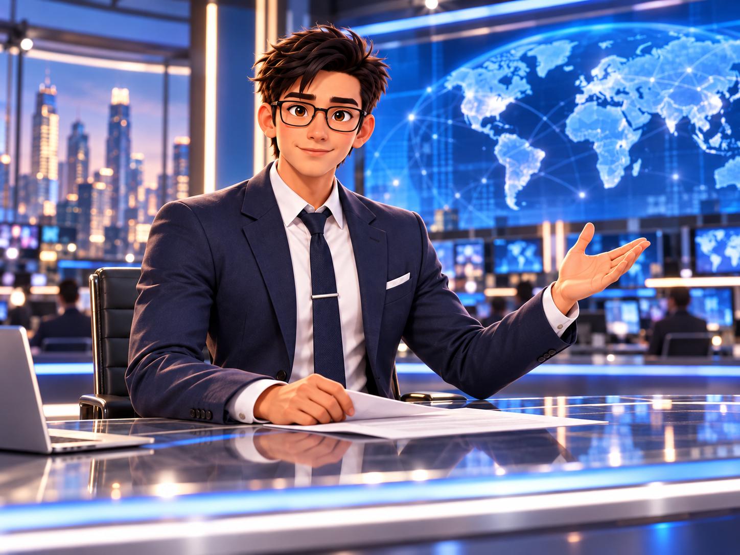 Vance Collins Prepares Global News Special for VS News Network